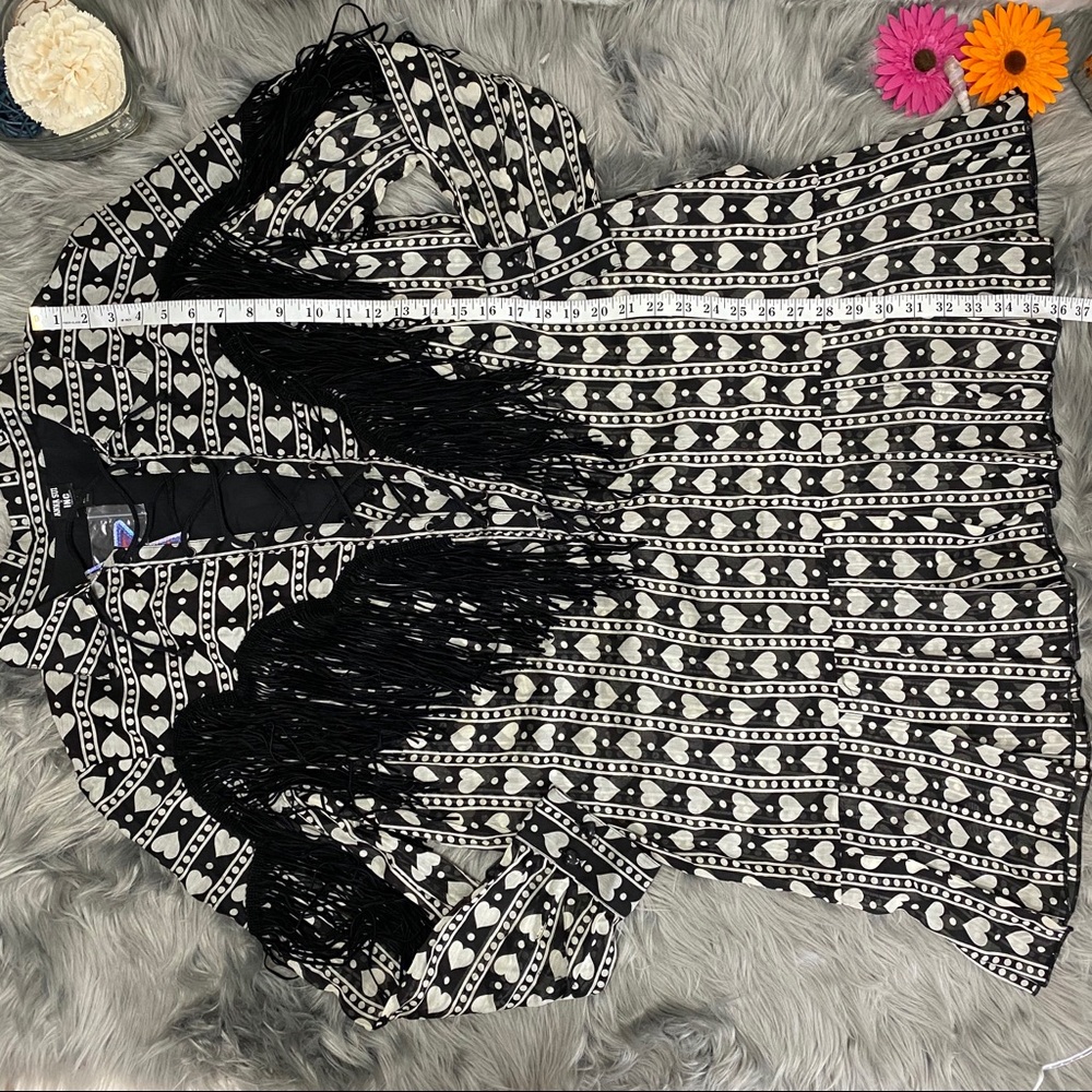 NWT/ inter Concepts dress/black and white/size xxl - Picture 7 of 8